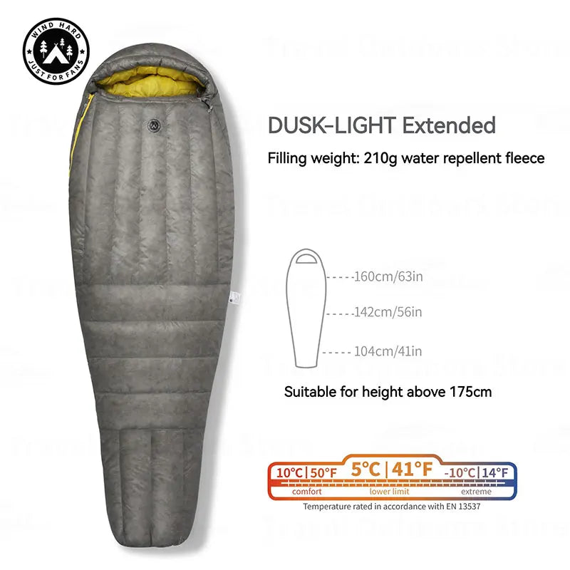 AEGISMAX Dusk Ultralight Down Sleeping Bag – Perfect for Outdoor Adventures image 9