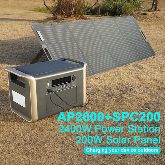Portable Power Station – 1000W/2000W Solar Generator for Camping image 1