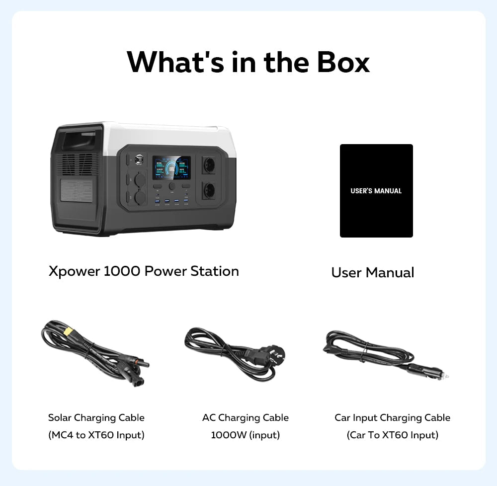 Ctolity XP1000 Powerbank – Portable Power Station for Outdoor Adventures image 7