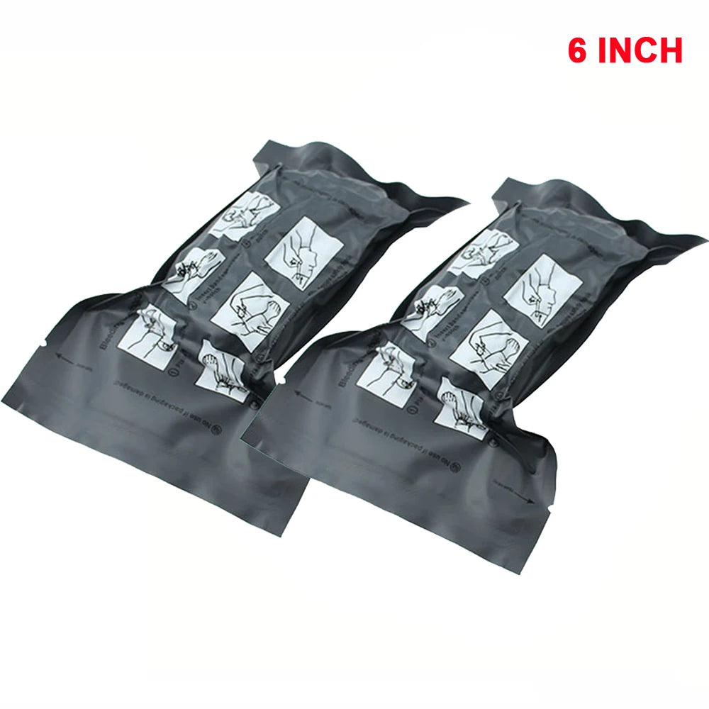 Israeli Bandage – 4/6in Emergency Combat Compression Dressing - 6inch 2 pack image