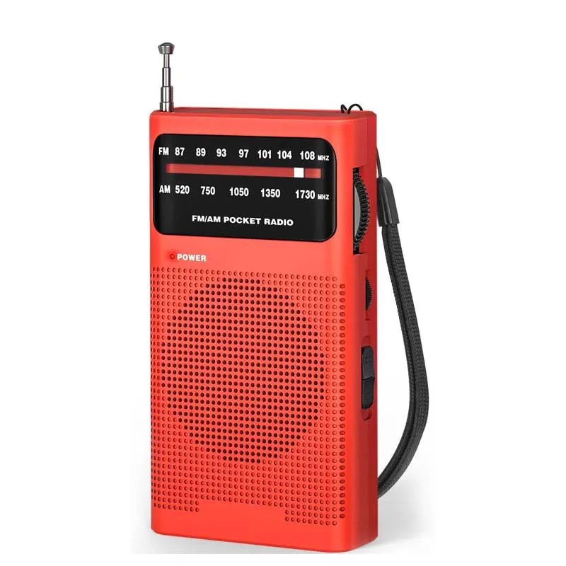 Compact Emergency Survival Radio – Portable AM/FM Analog Pocket Radio image 0