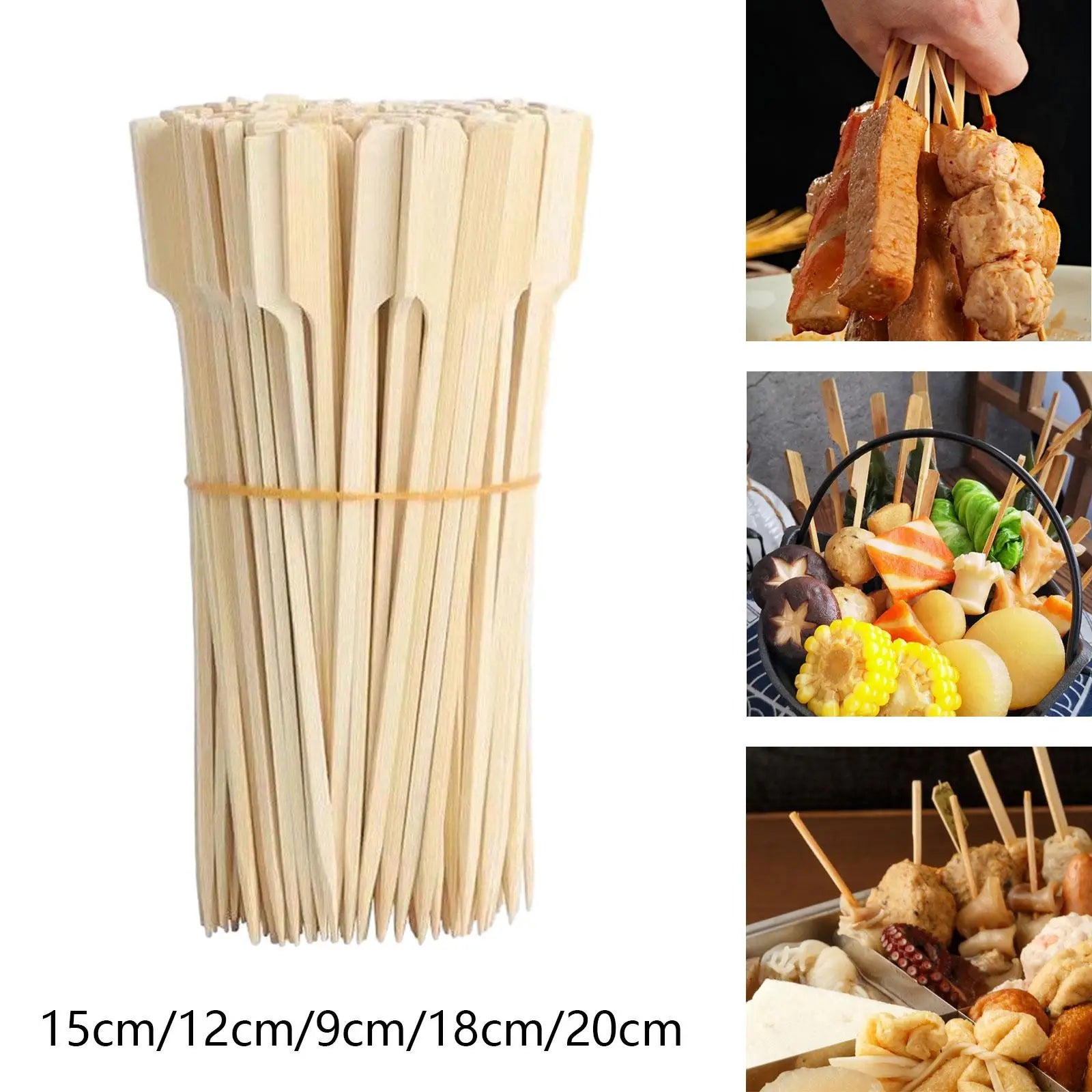 Bamboo Skewers BBQ Utensil – Essential Cookware Tools for Every Kitchen image 3