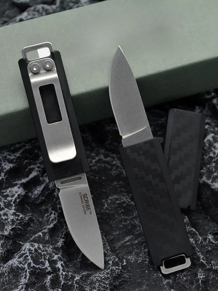 2425 Mini Pocket Fixed Blade: Compact Survival Knife for Outdoor Enthusiasts image 0