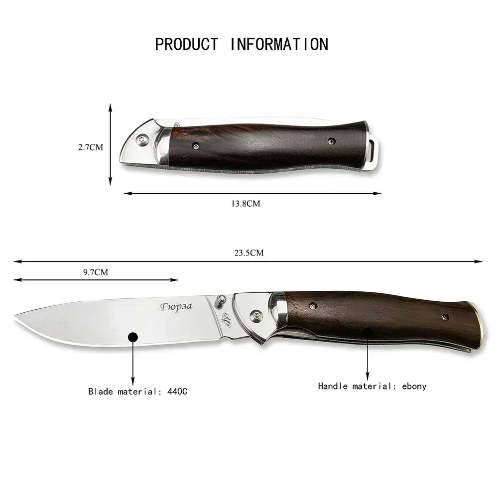 Russian Style Manual Pocket Knife – Perfect Outdoor &amp; Survival Tool image 4