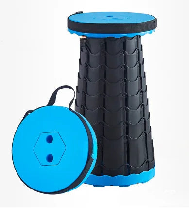 Compact and Versatile Outdoor Stool for Every Adventure - blue-black LA0020B image