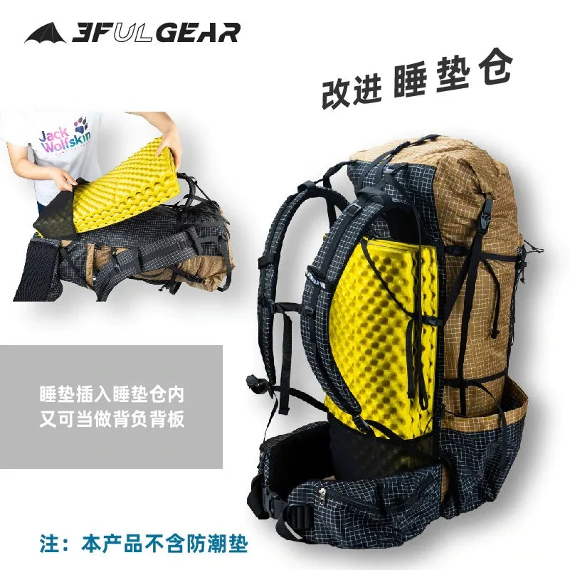 3F UL GEAR QiDian Pro Backpack – UltraLight Waterproof Camping Pack image 4