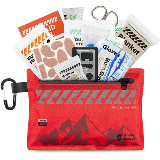 Rhino Rescue Small First Aid Kit – Essential Ultralight Waterproof Medical Kit image 0