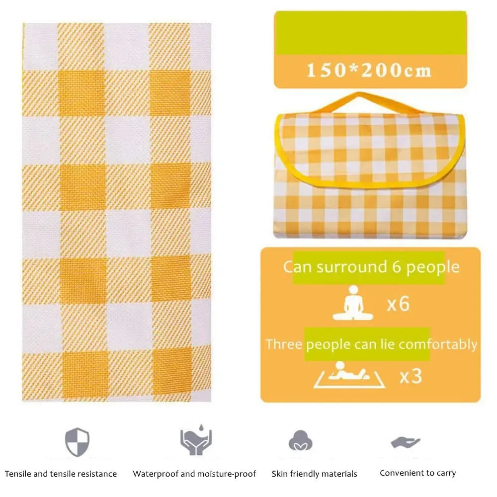 Foldable Outdoor Picnic Pad – Waterproof &amp; Lightweight Beach Mat image 2