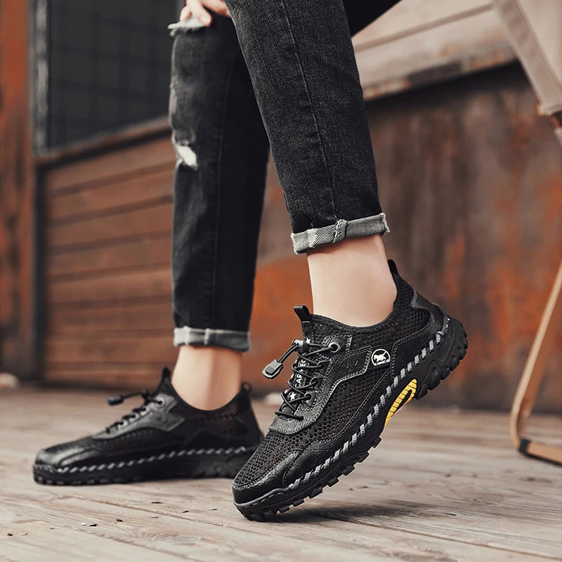 Summer Mesh Shoes – Stylish &amp; Comfortable Hiking Sandals for Men 2024 image 5