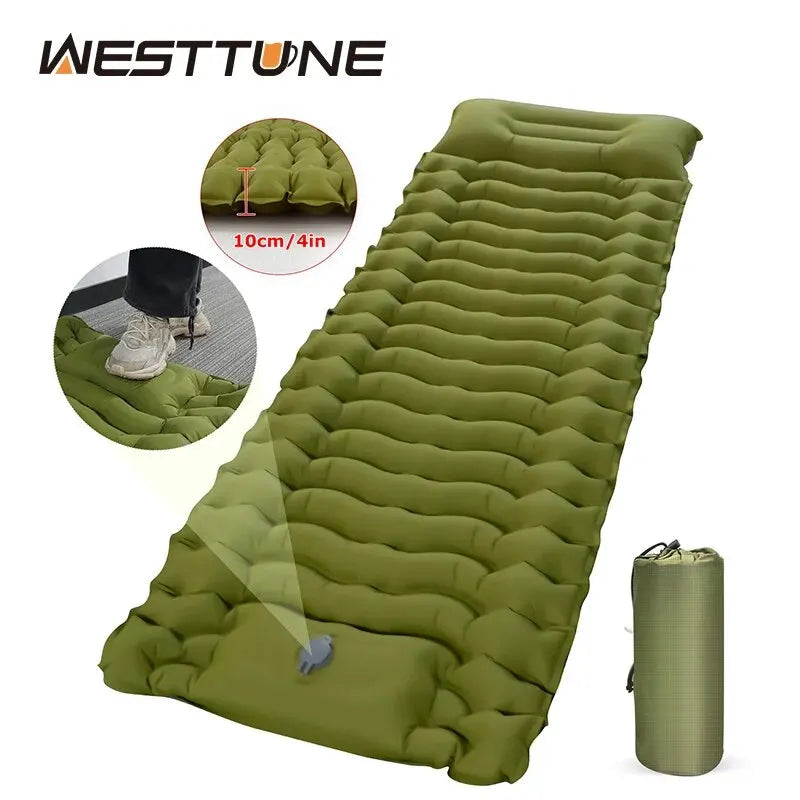 WESTTUNE Outdoor Camping Inflatable Mattress – Comfort for Travel &amp; Adventure image 0