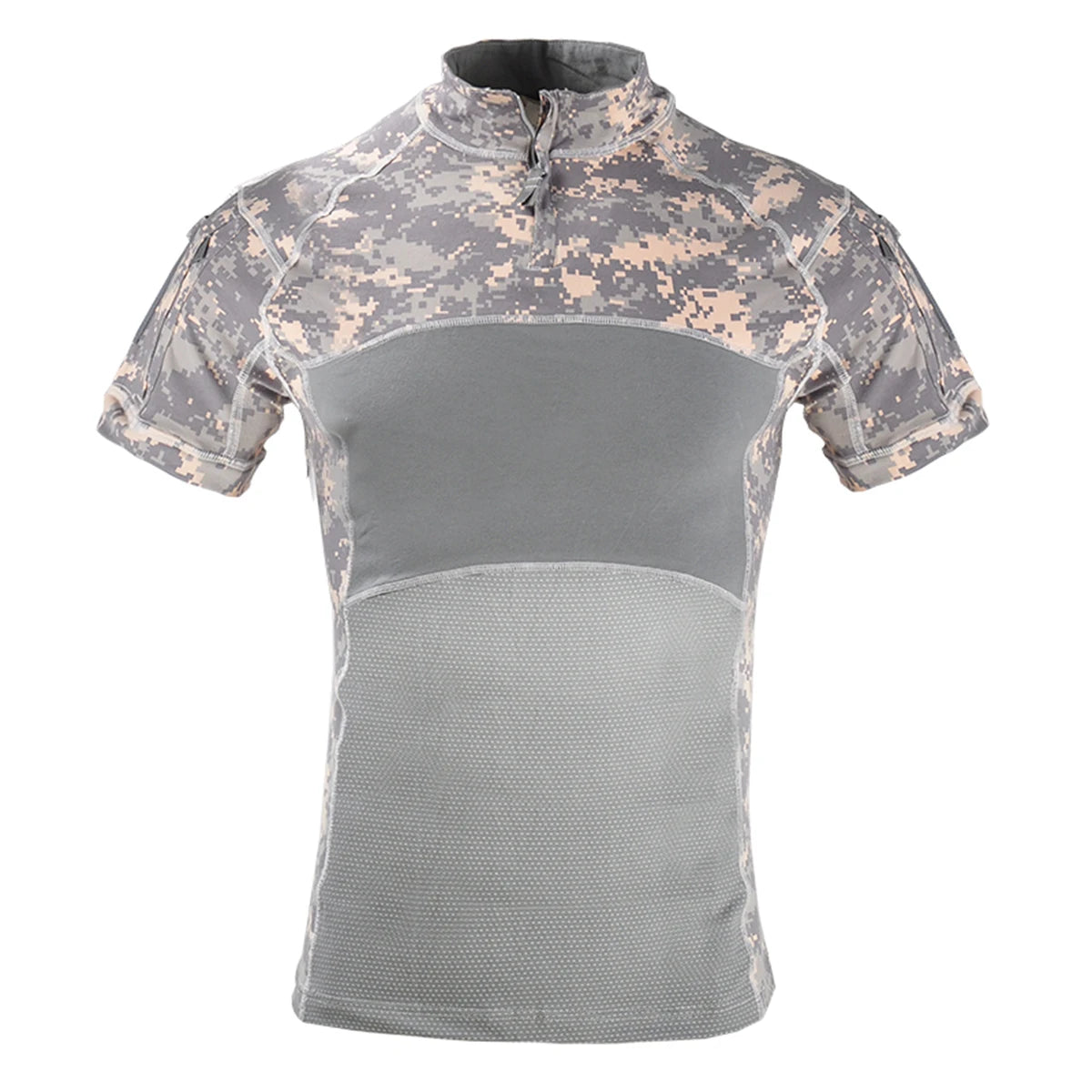 Tactical T-Shirt for Men – Ideal for Airsoft, Paintball, and Outdoor Activities - ACU, L-60-70kg image