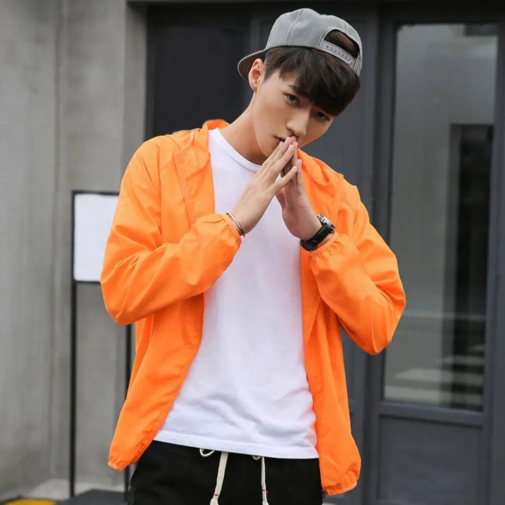 Sun Protection Coats – Ultra Light Foldable Hooded Windbreaker Jacket image 2