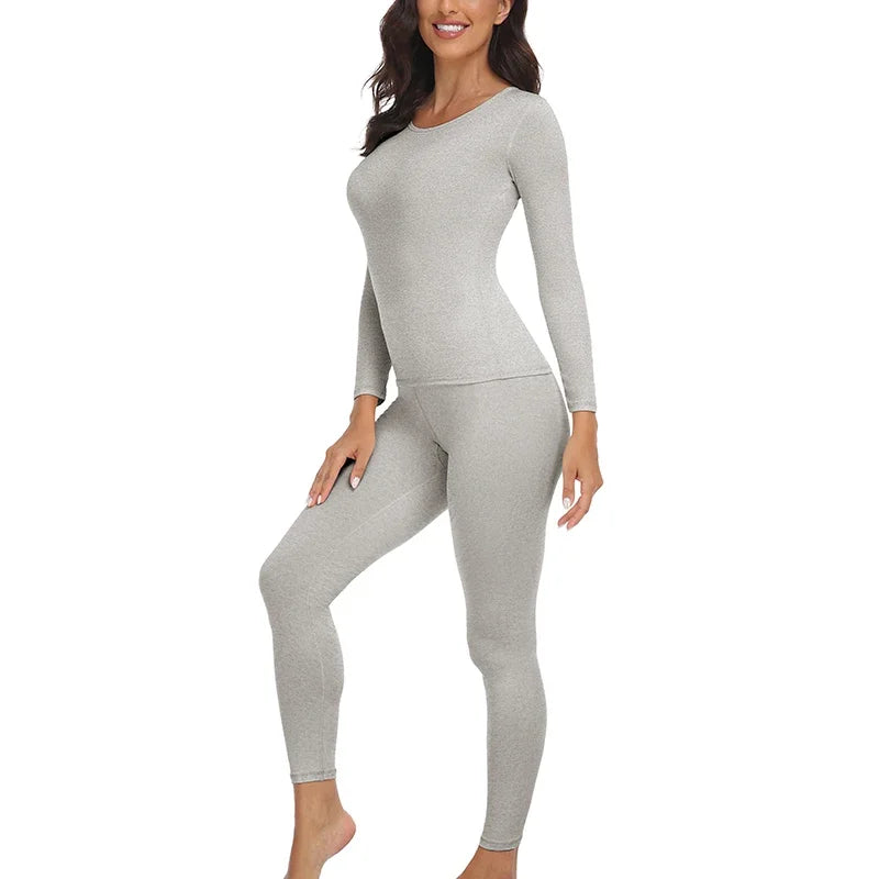 Women’s Ultra Soft Fleece Lined Thermal Underwear Sets image 3