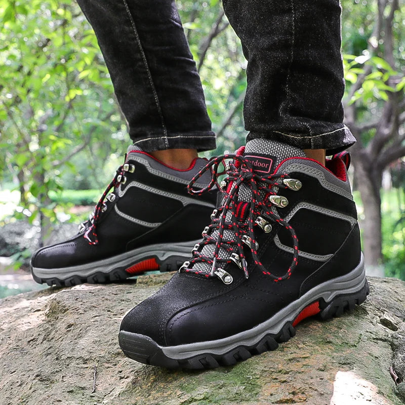Rugged and Reliable: Men's High Top Outdoor Hiking Boots image 5