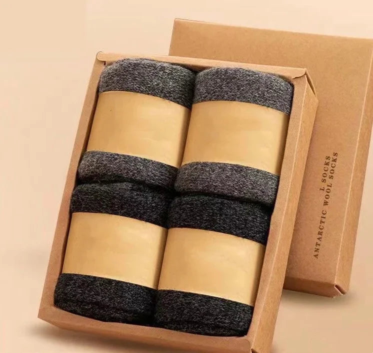 Ultimate Warmth: Men's Winter Super Thick Thermal Wool Socks image 7