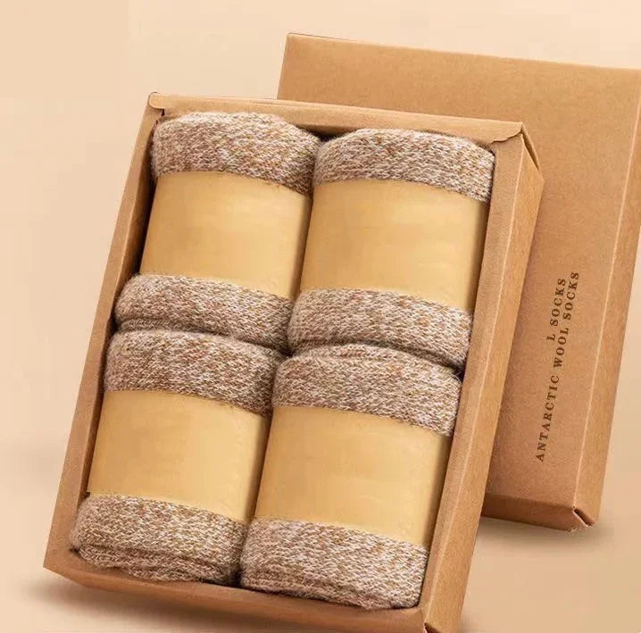 Ultimate Warmth: Men's Winter Super Thick Thermal Wool Socks image 8