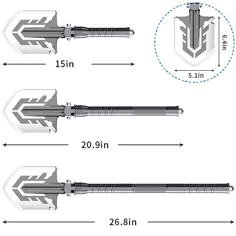 Outdoor Multi-purpose Folding Shovel – Essential Camping and Garden Tool image 1
