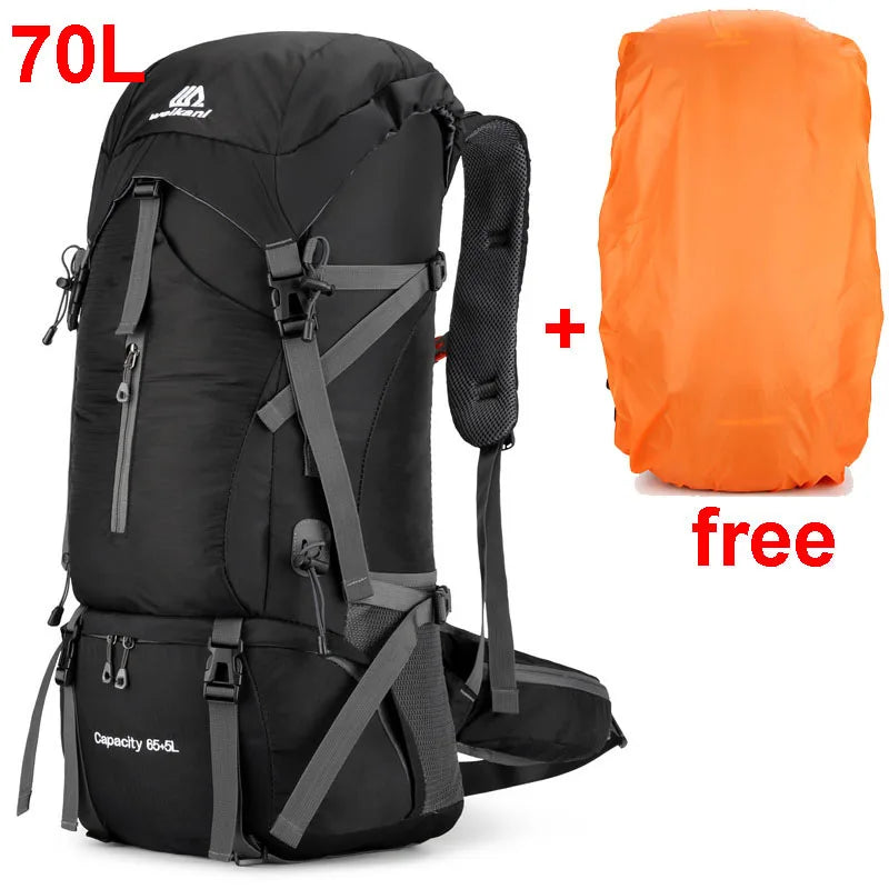 70L Nylon Camping Backpack – Durable Travel Bag for Outdoor Adventures image 9