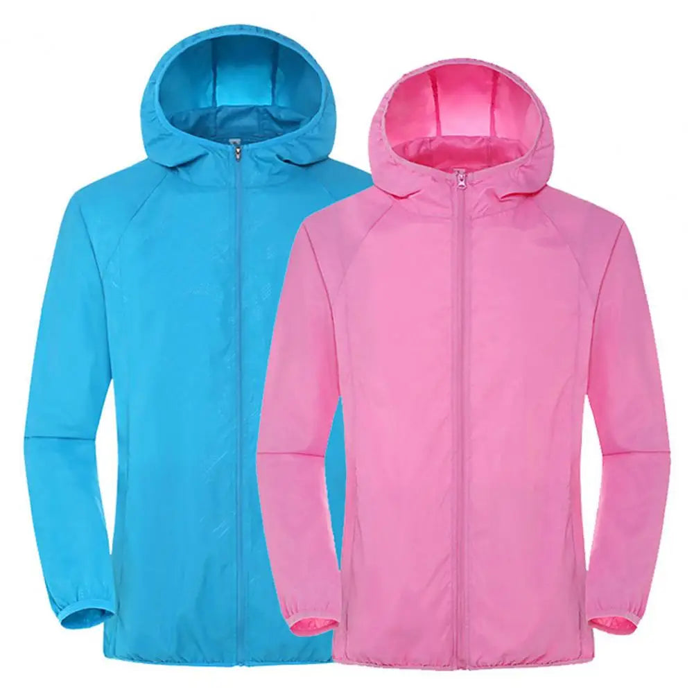 Sun Protection Coats – Ultra Light Foldable Hooded Windbreaker Jacket image 3