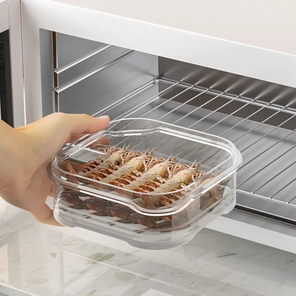 5/1Pcs Mini Transparent Food Storage Containers – Keep Your Fridge Organized image 3