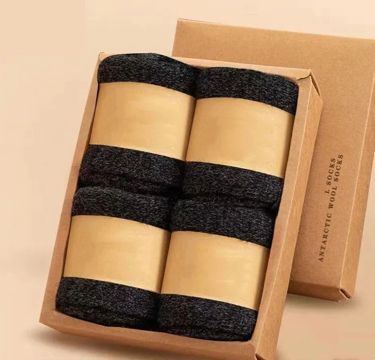 Ultimate Warmth: Men's Winter Super Thick Thermal Wool Socks image 12