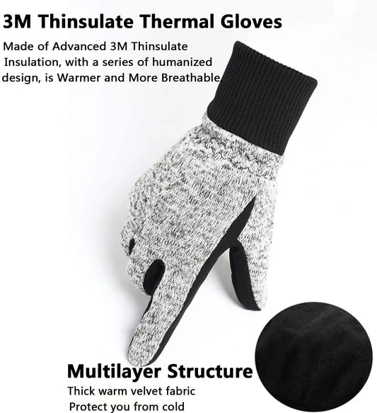 Winter Gloves - Thinsulate Thermal Gloves for Extreme Cold Weather image 1