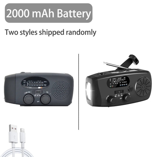 Solar Rechargeable Radio with LED Light – Perfect for Outdoor Adventures image 7