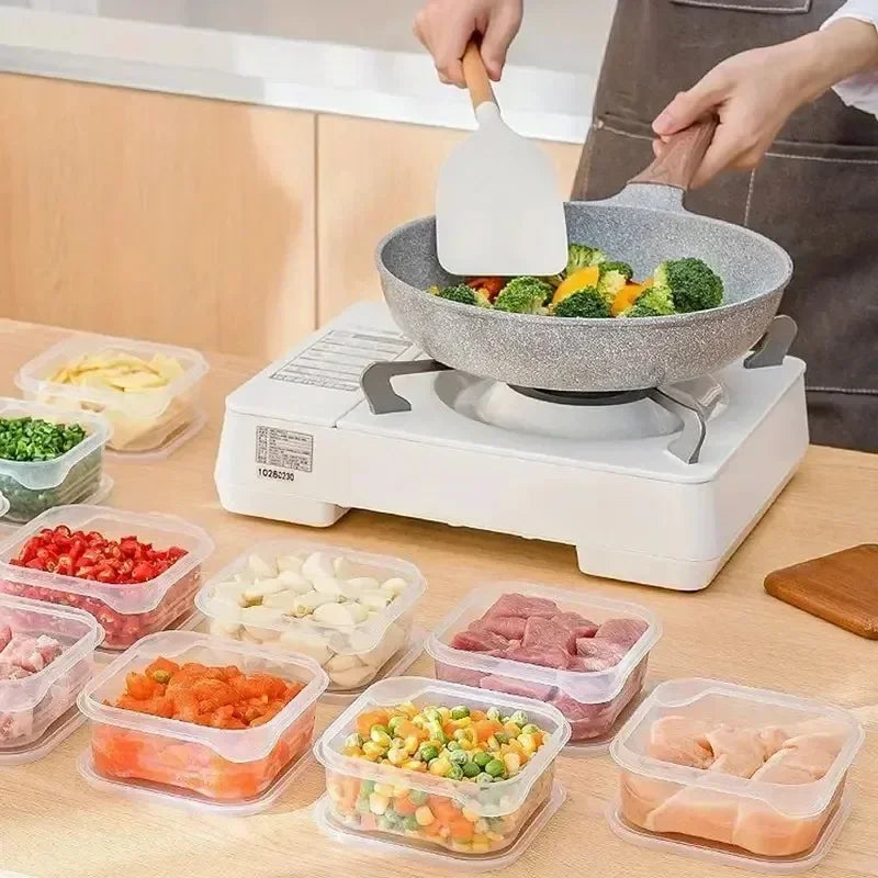 1/10PC Small Food Preservation Boxes – Transparent Kitchen Storage Solution image 3