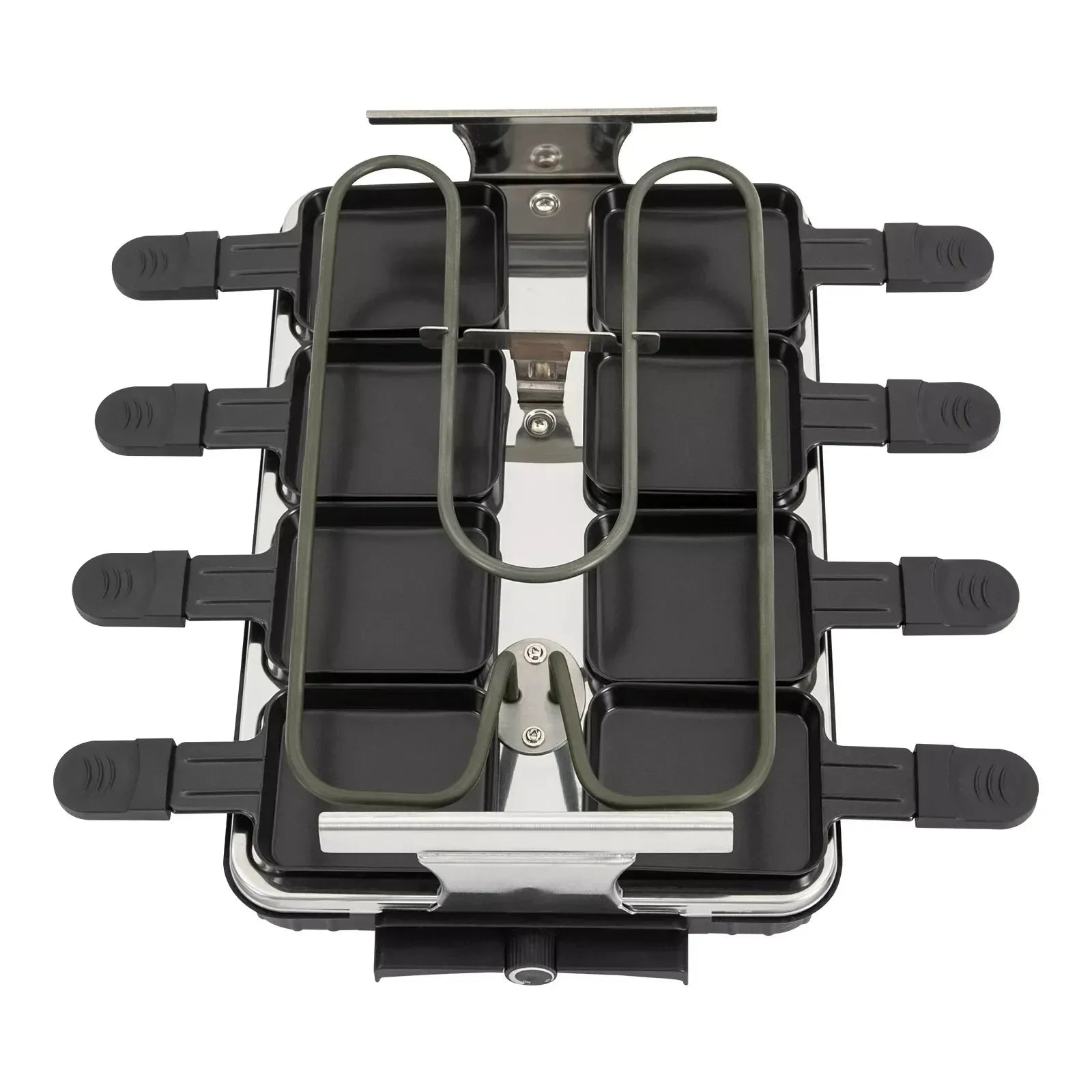 Portable 1300W Electric BBQ Grill with 2 Tiers and Baking Trays image 3