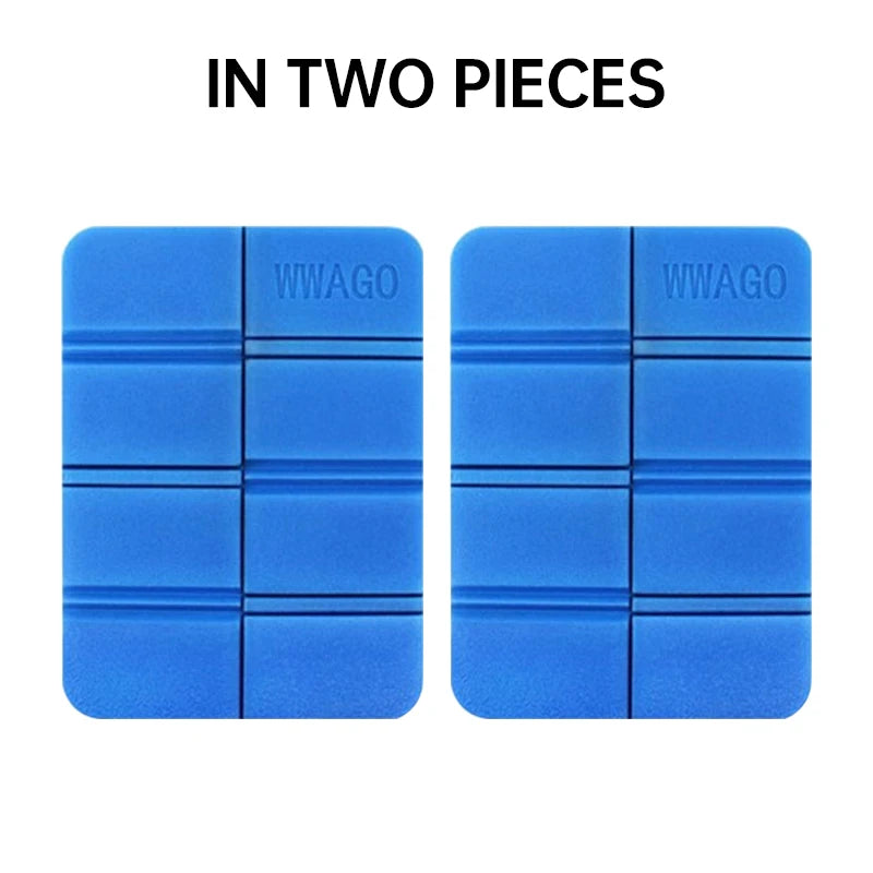 Portable XPE Folding Foam Pad – Essential for Outdoor Adventures - 2pcs image