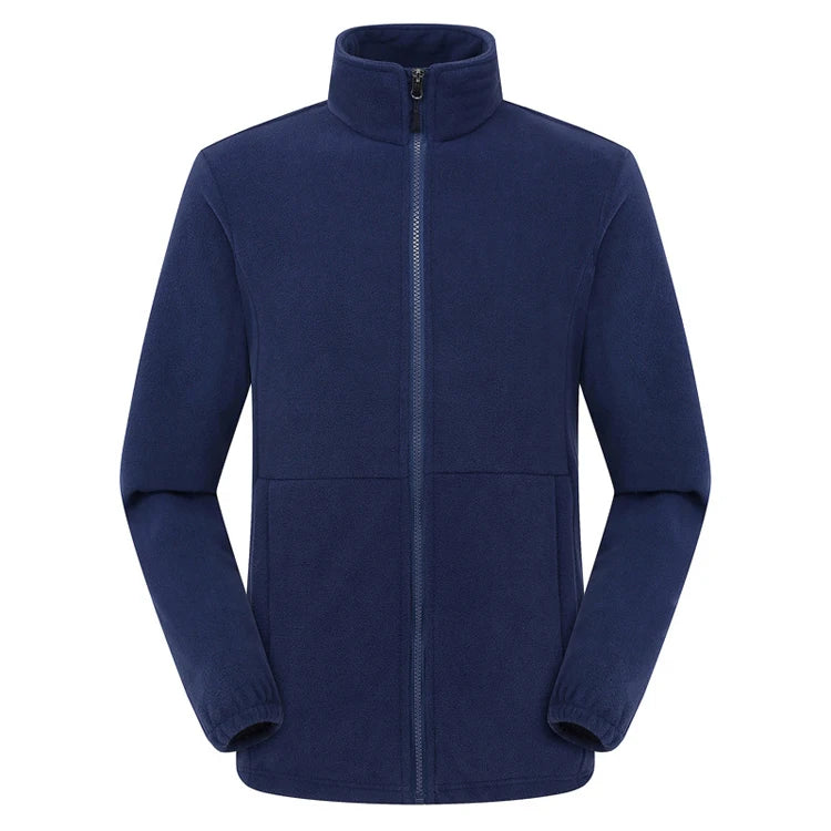 Soft Polar Fleece Jacket – Lightweight Full Zip Coat for Outdoor Recreation image 6