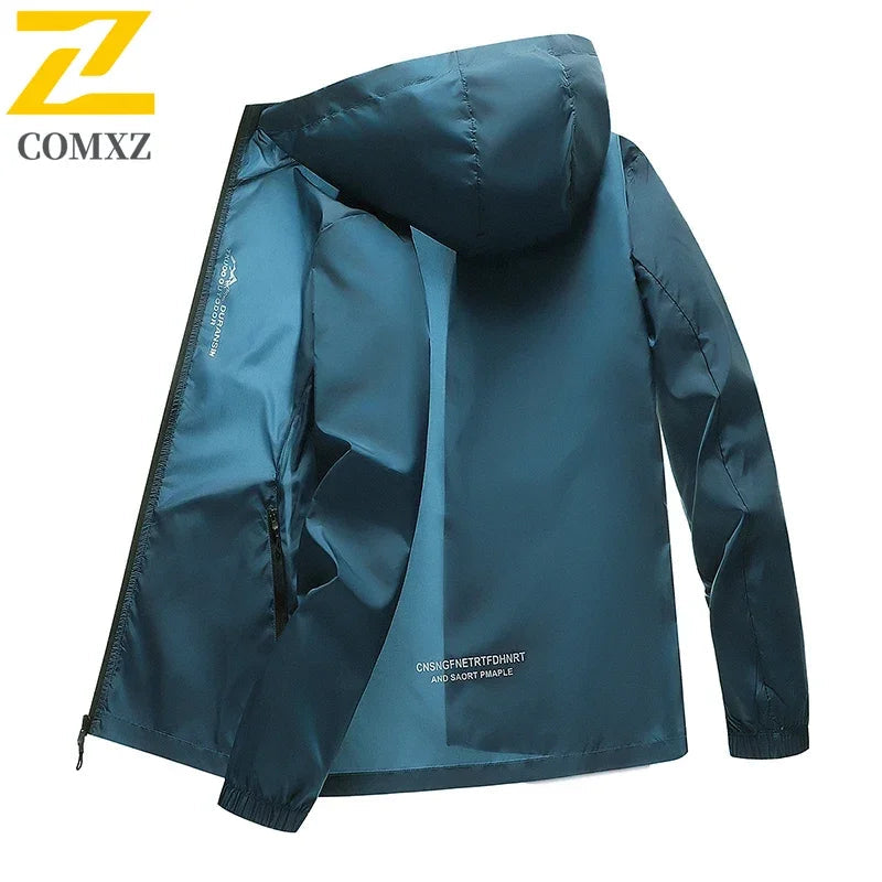 New Summer Sun Protection Clothing – Men's UV Ice Silk Hooded Jacket image 4