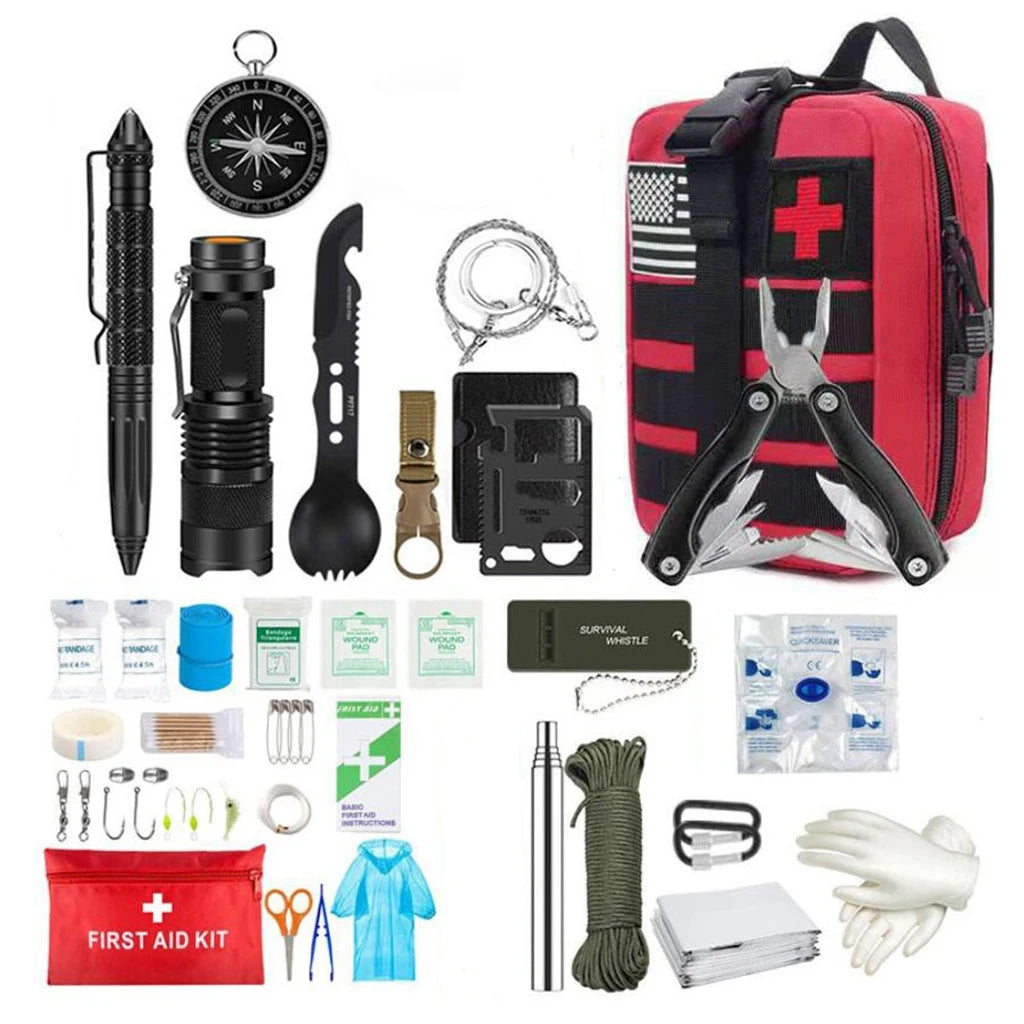 Comprehensive Survival First Aid Kit for Outdoor Adventures image 9