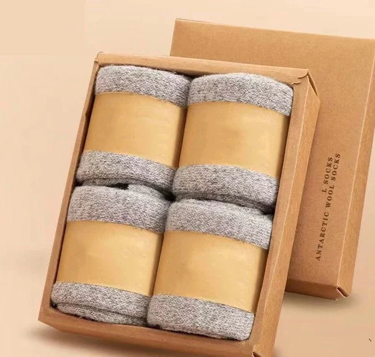 Ultimate Warmth: Men's Winter Super Thick Thermal Wool Socks image 11